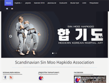 Tablet Screenshot of hapkido.fi