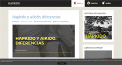 Desktop Screenshot of hapkido.com.es