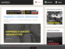 Tablet Screenshot of hapkido.com.es