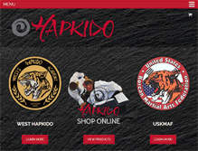 Tablet Screenshot of hapkido.com