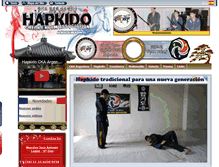 Tablet Screenshot of hapkido.com.ar